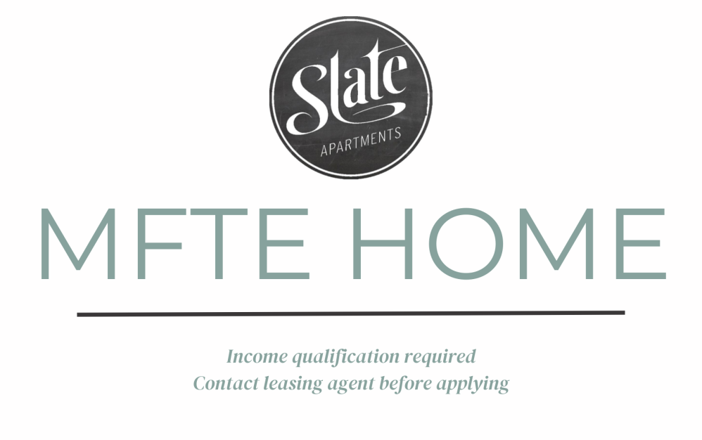 2-F MFTE - 2 bedroom floorplan layout with 2 bathrooms and 996 square feet (Floor 1)